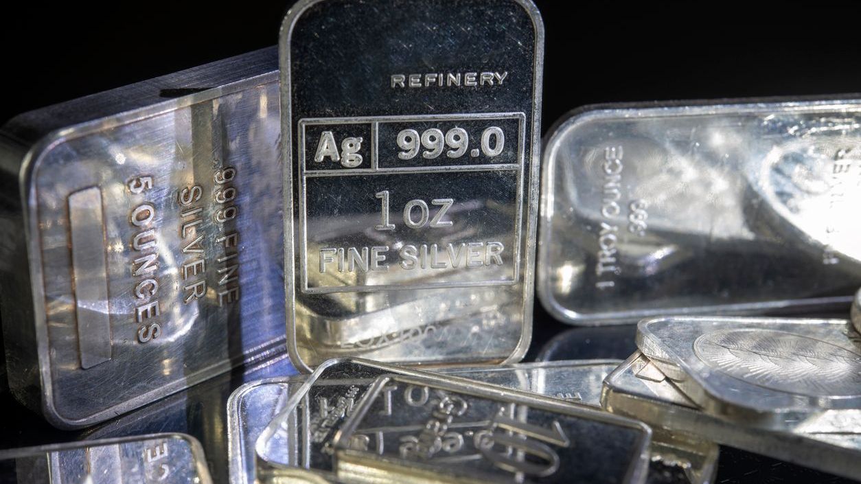 Silver has roughly halved since January, iShares SLV down 21% this year